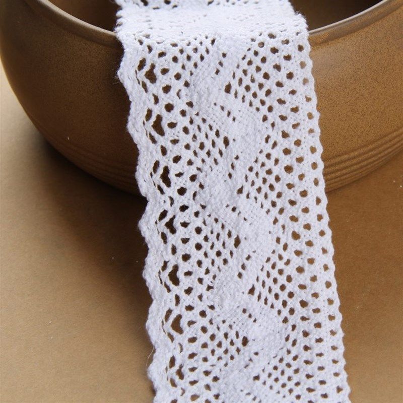 10米长棉质织蕾丝5.5cm宽花边辅料桌布花边材料沙发床品窗帘布料,居家布艺,花边,淘宝优惠券,粉丝福利购,淘宝优惠卷