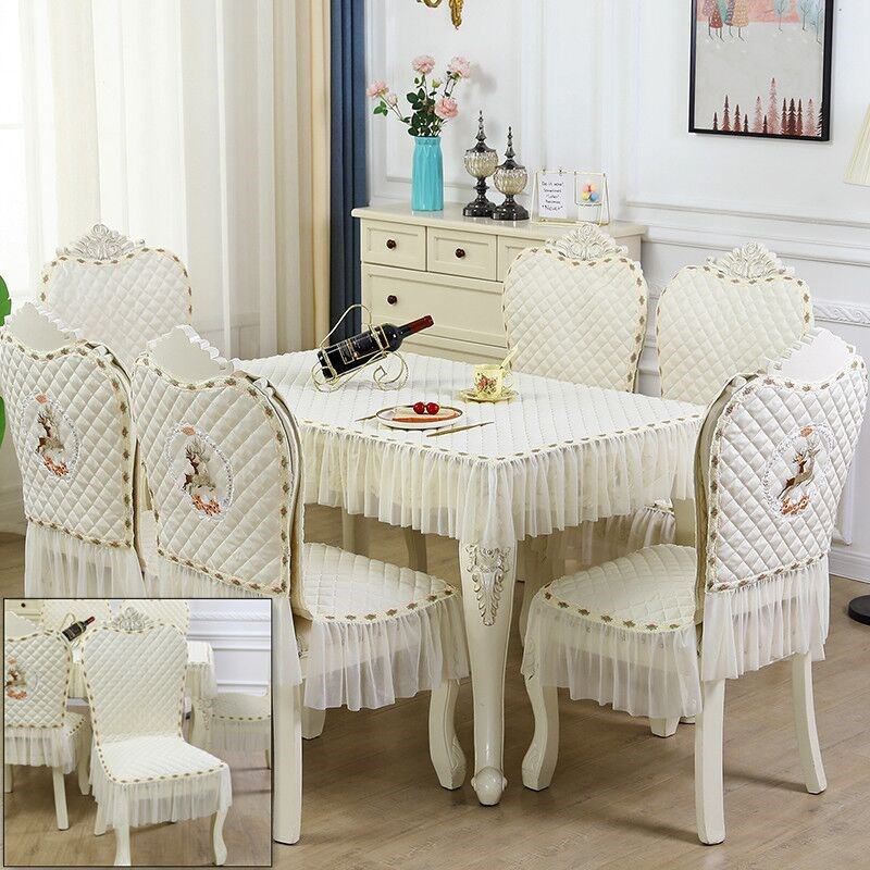 连体欧式餐桌椅子罩2022新款家用垫子靠背一体桌布椅椅垫装,居家布艺,桌布,淘宝优惠券,粉丝福利购,淘宝优惠卷