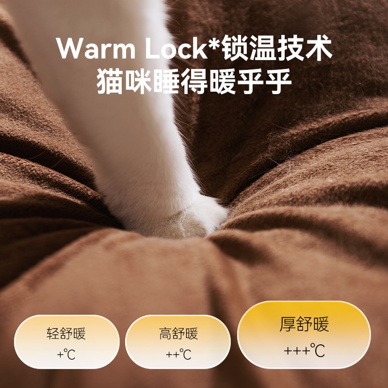 猫窝冬天保暖猫躲避屋猫帐篷封闭式安全感猫咪蒙古包冬季狗窝用品