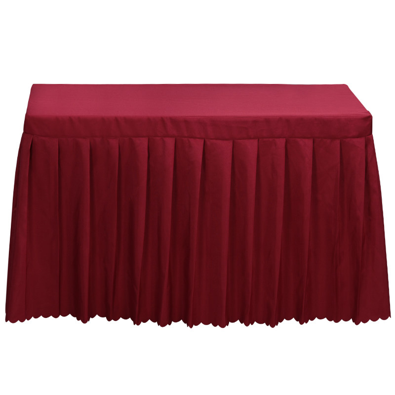 中规中矩桌布活动签到办公桌桌裙桌套带褶子裙摆桌布方形餐桌桌布,居家布艺,桌布,淘宝优惠券,粉丝福利购,淘宝优惠卷