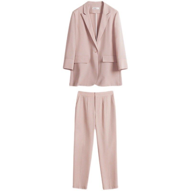 胖妹妹西装套装女大码新款2021秋200斤气质显瘦时尚雪纺西服套装,女装/女士精品,大码连衣裙,淘宝优惠券,粉丝福利购,淘宝优惠卷