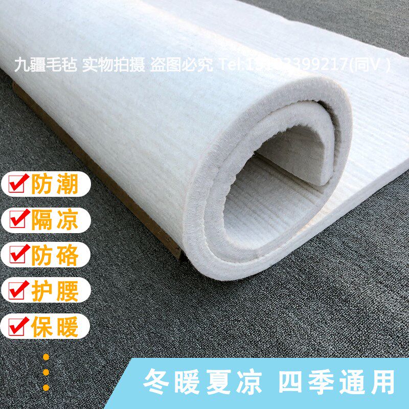 羊毛毡床垫火电土炕毡子床垫防潮榻榻米飘窗学生宿舍定制垫子褥子