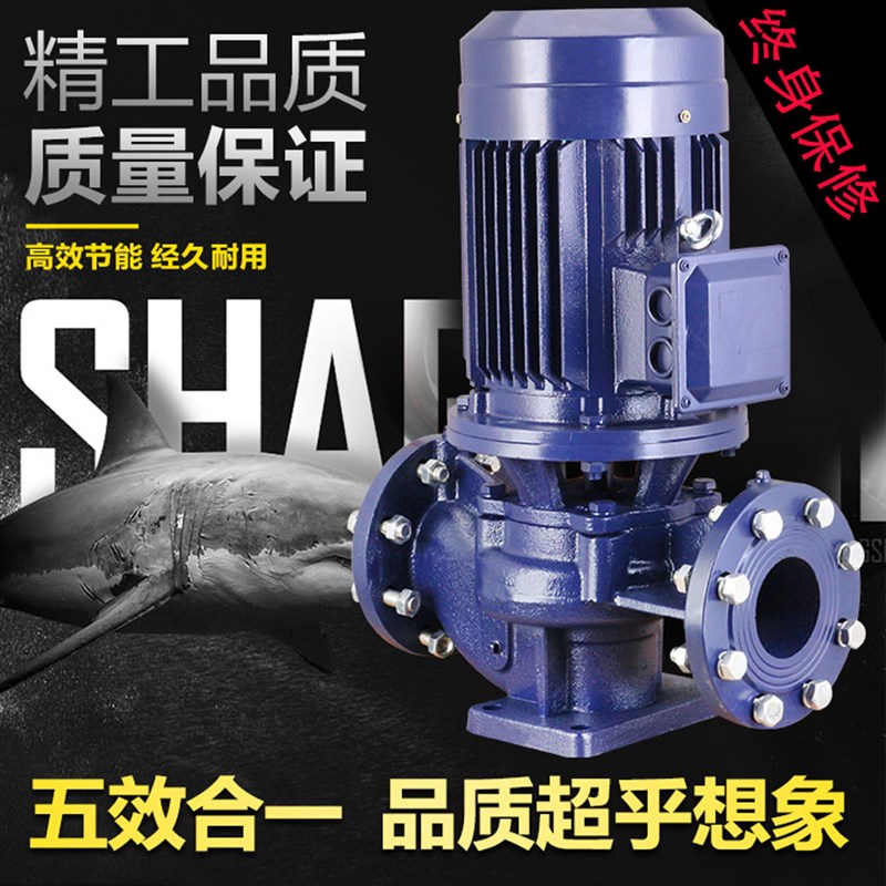 ISG50-200(I)A四级皖南电机高可靠性循环提升水泵静音空调增压泵
