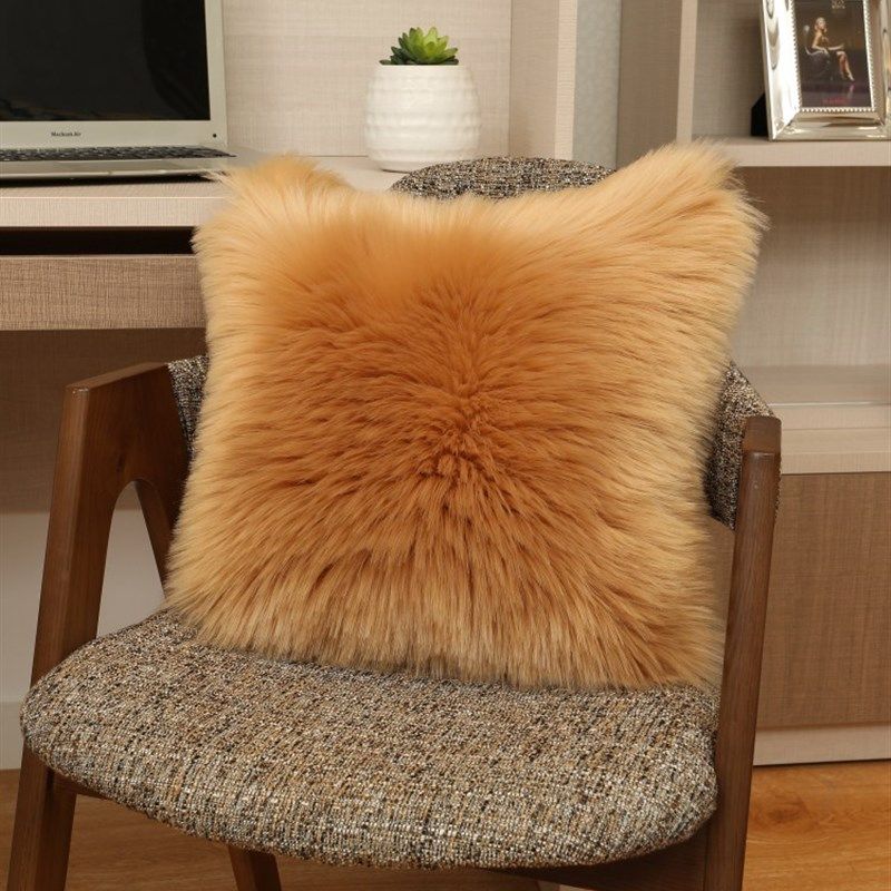 北欧长毛绒白色毛抱枕汽车腰枕沙发抱枕靠垫套办公室沙发靠枕含心,居家布艺,靠垫/抱枕,淘宝优惠券,粉丝福利购,淘宝优惠卷