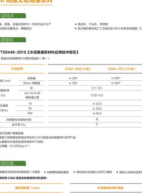 设备安装灌浆料基础灌浆加固C40C60灌浆料C50通用型高强灌浆料