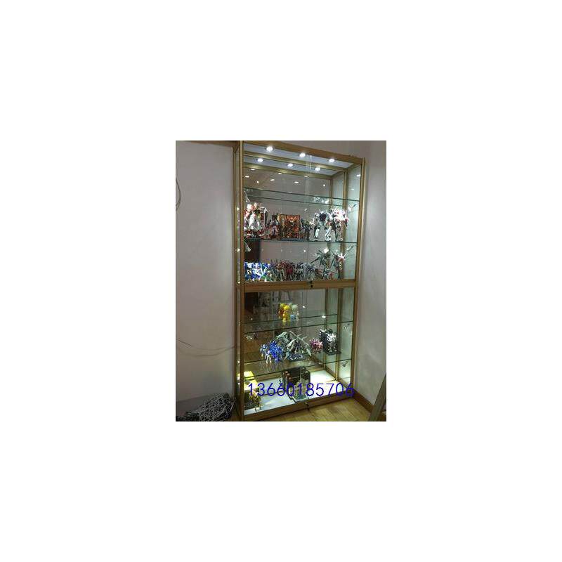 精品玩具公仔动漫模型展示柜/精品饰品展柜/展销会货架/玻璃货架