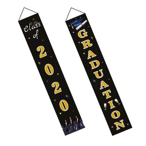 Graduation Decoration Couplets Banner Front Door Curtain