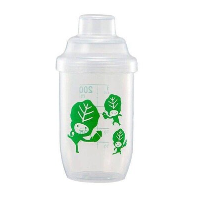 Shaker Bottle 200ml with Scale Mixing Cup Water Bottle