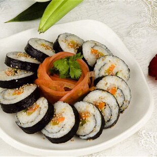 Household Kit for Preparing Sushi Rolls Tools Roller Shutter