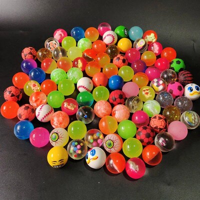 12/30Pcs Mini Colorful Bouncy Ball Toy Children Birthday Par