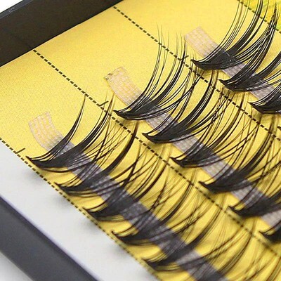Kimcci 20D Natural Long Individual Eyelash Extension Cluster