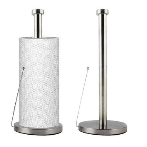 Kitchen Roll Holder with Round Base Roll Paper Towel Rack