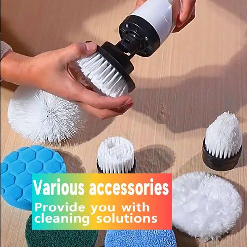 Household Cordless Spin Scrubber Kitchen Gadgets Hair Brushe