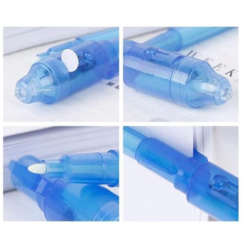 Invisible Ink Pen 12 PCS, Spy Pen with UV Light, Magic Marke
