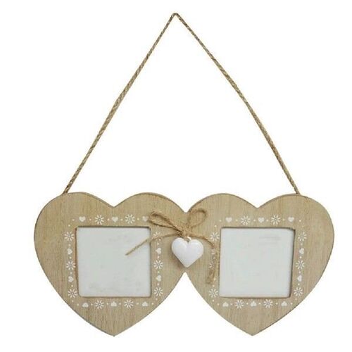 Photo Frame Ornaments Decor Decorative Rural Hanging Wooden