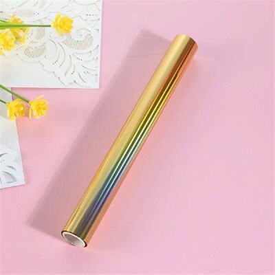 19.3cmx5m Holographic Heat Transfer Paper DIY Crafts Heat