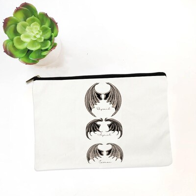 Acotar Velaris Print Women Makeup Bag Toiletry Storage Pouch