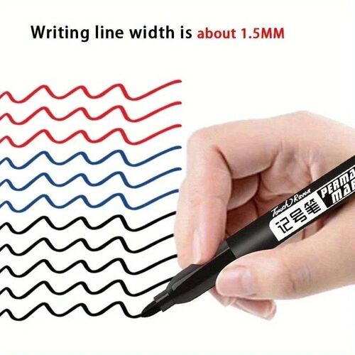 6 Pcs/Set Permanent Art Marker Pen Fine Point Waterproof Ink