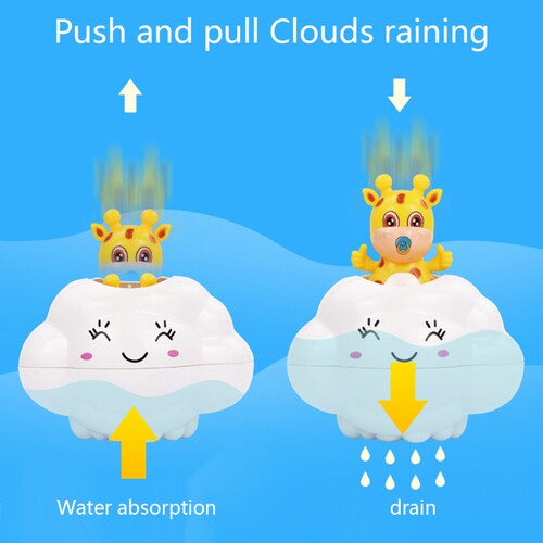 Baby Bathing Accessories Floating Toy Clouds Interactive Sho