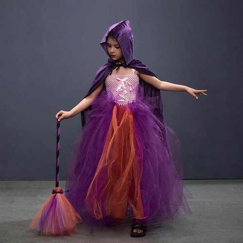Disguise Girls Hocus Pocus Salem Witch Sisters Costume Kids
