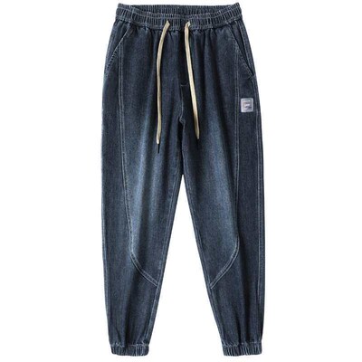 Harlan Jeans Mens Autumn and Winter Fashionable Loose Large