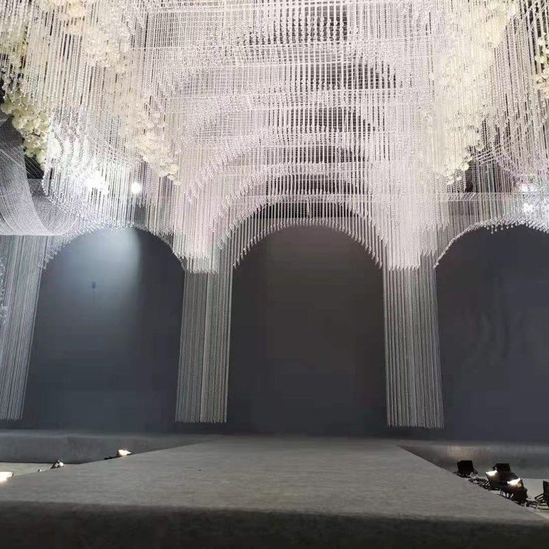 创意婚庆压克力珠帘拱门仪式水晶门婚礼舞台四方拱门布置装饰道具,居家布艺,线帘,淘宝优惠券,粉丝福利购,淘宝优惠卷