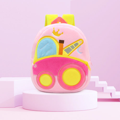 2-4 Years Engineering Vehicle Excavator Cartoon Car Kids Plu