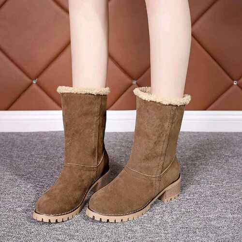 2023 Winter Boots Women Fur Warm Snow Boots Ladies Warm Wool