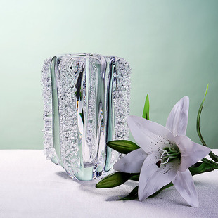 创意水晶玻璃花瓶现代艺术客厅插鲜花水培绿植样板间新居装饰摆件