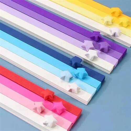 Stars Craft Paper 540 Gradient Color Origami Strips Double