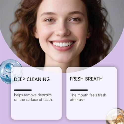 ORALHOE Bee Venom Purple Tooth Powder, fine foam thoroughly