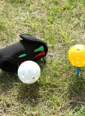 Mini Portable Golf Ball Holder Bag SBR Soft Elastic Waist Pa