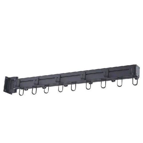Black/Silver Aluminum Bathroom Foldable Drying Rack