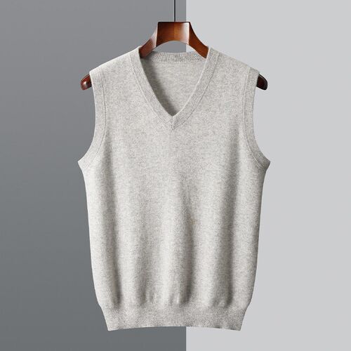 Autumn And Winter New Wool Sweater Vest Mens Vest Fashion C