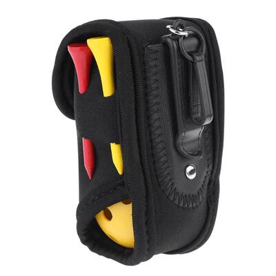 Mini Portable Golf Ball Holder Bag SBR Soft Elastic Waist Pa
