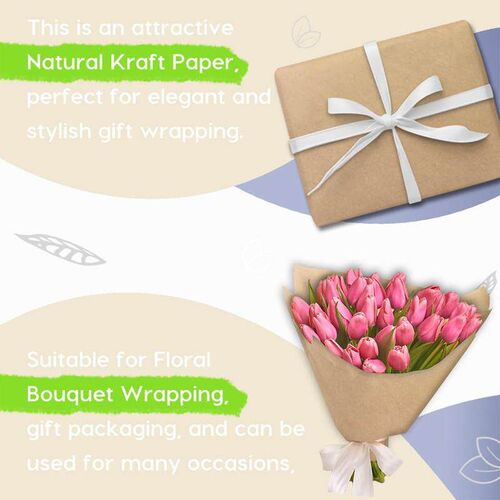 Kraft paper roll 98Feet Gift Wrapping Paper craft Christmas