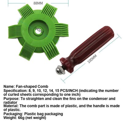 Universal Car Radiator Condenser Fin Repair Comb Cooler Air