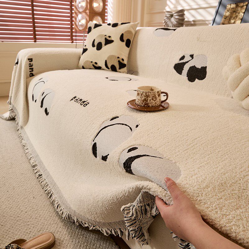 毛绒直排皮沙发罩防猫抓20年新款四季通用雪尼尔沙发盖布防滑,居家布艺,沙发垫,淘宝优惠券,粉丝福利购,淘宝优惠卷