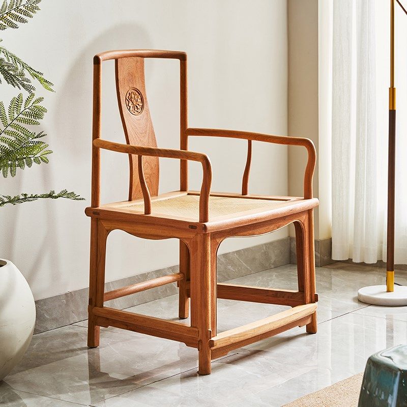 红木家具缅甸花梨木大扇形南宫椅实木南官帽椅圈椅大果紫檀主人椅,住宅家具,圈椅,淘宝优惠券,粉丝福利购,淘宝优惠卷