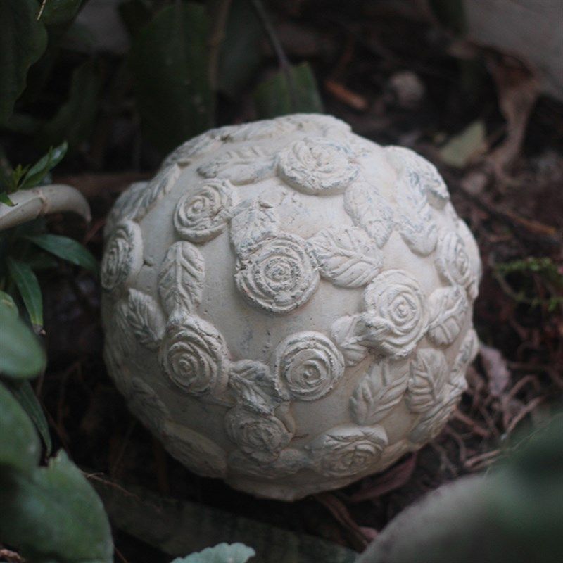园林花园摆件粗陶松果浮雕球形立体复古做旧,家居饰品,户外/庭院摆件,淘宝优惠券,粉丝福利购,淘宝优惠卷