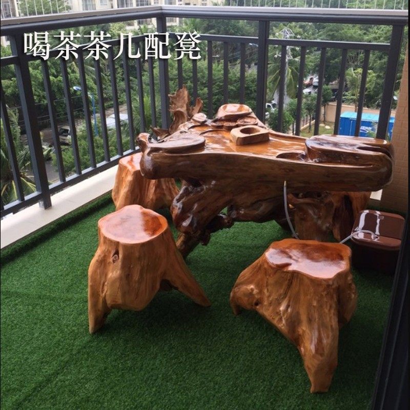 惊爆实木墩子原木根雕茶几茶桌配木凳树桩木桩花架底座新品,住宅家具,根雕凳子,淘宝优惠券,粉丝福利购,淘宝优惠卷