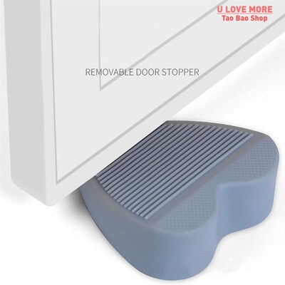 Creative Safety Door Stop Soft Windproof Door Wedge Anti-Col
