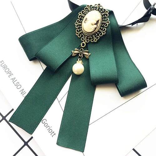 New Top Womens Rhinestone Bow Ties Shirt Skirt Bow Professi