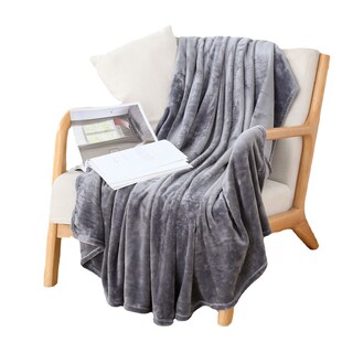 Throw Blanket Flannel Fleece Soft Bed Linen Bedspread 毛毯子