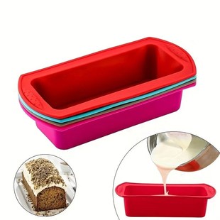 1Pc Loaf Pan Silicone Baking Bread Pan Non-Stick Bakeware Ov