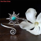 Scattering Sun Bracelet Turquoise Shape Light Swirl Inlaid