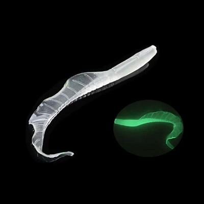 10pcs Fishing Lures Soft Lure 58mm 1.8g Shrimp smell With sa