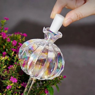 Glass Automatic Plant Watering Bulbs Shape Flower Plant Wate