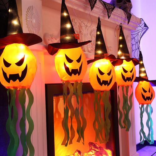 LED Halloween Decoration Flashing Light Gypsophila Ghost Fes