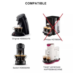 Recafimil Reusable Coffee Capsule for Senseo Crema Pod Refil
